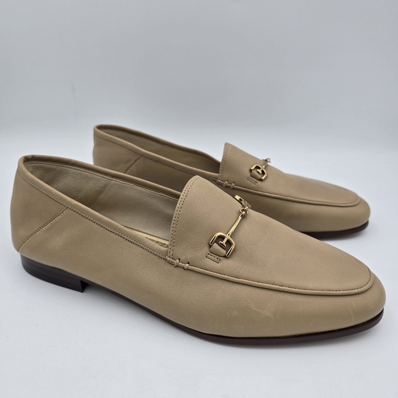 Sam Edelman Shoes - 8.5W Sam Edelman Loraine Bit Loafers, Soft Beige Leather, Wide Width